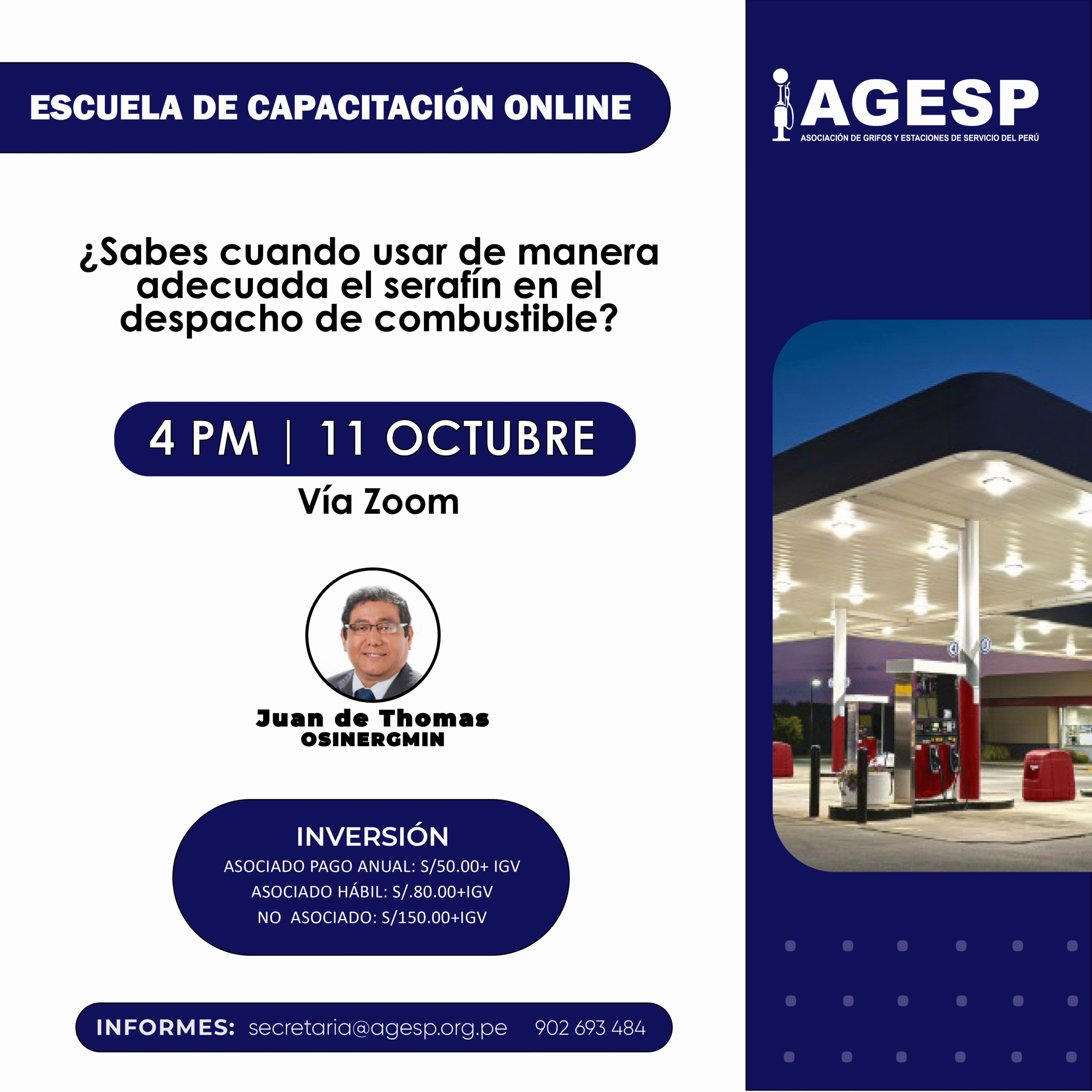 Escuela de Capacitación: Reglamentación para uso adecuado del Serafín